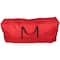 57" Red Quilted Rolling Christmas Tree Storage Bag for Trees up to 9ft.
